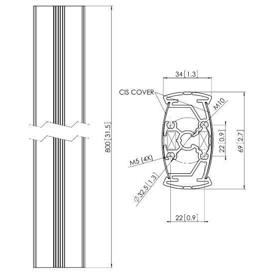 Image de Vogels Vogel's PUC 2308 Kit de montage (7223084)