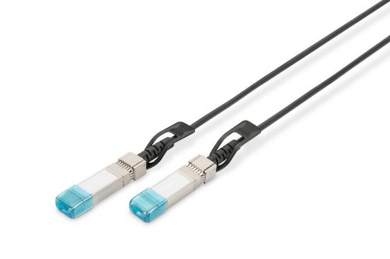 Image de Digitus  câble de fibre optique 0,5 m DAC SFP+ Noir (DN-81220)