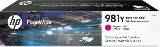 Image de HP 981Y cartouche PageWide Magenta extra grande capacité authentique (L0R14A)