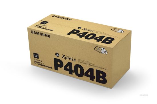 Image de Samsung CLT-P404B Pack de 2 cartouches de toner noir authentiques (SU364A)