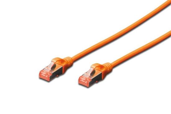 Image de Digitus  câble de réseau 1 m Cat6 S/FTP (S-STP) Orange (DK-1644-010/OR)