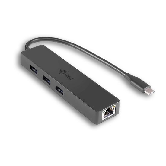 Image de i-tec Advance USB-C Slim Passive HUB 3 Port + Gigabit Ethernet Adapter (C31GL3SLIM)