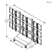 Image de Vogels Vogel's PFT 8810 Chariot pour mur d'images 3x3 standard TV (7388100)