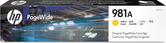 Image de HP 981A cartouche PageWide Jaune authentique (J3M70A)