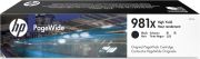 Image de HP 981X cartouche PageWide Noir grande capacité authentique (L0R12A)