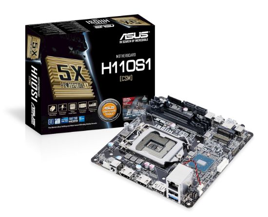 Image de ASUS H110S1 carte mère Mini-STX Intel® H110 (90MB0R50-M0EAY0)