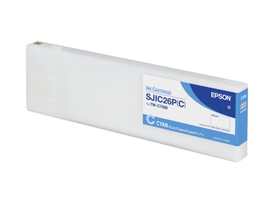 Image de Epson SJIC26P(C): Ink cartridge for ColorWorks C7500 (Cyan) (C33S020619)