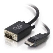 Image de C2G câble vidéo et adaptateur 1 m DisplayPort VGA (D-Sub) Noir (84331)