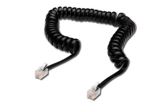 Image de Digitus ASSMANN Electronic RJ10 - RJ10, 4m 4m Noir câble de téléphone (AK-460101-040-S)