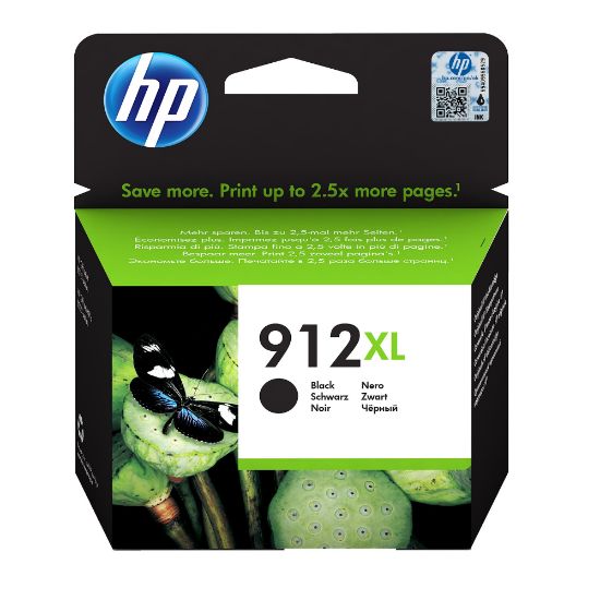 Image de HP 912XL Cartouche d'encre noire authentique, grande capacité (3YL84AE)