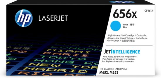 Image de HP 656X Toner cyan LaserJet authentique grande capacité (CF461X)