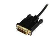 Image de StarTech.com Câble Mini DisplayPort vers DVI de 0,9m - Adaptateur Actif Mini DP à DVI - Vidéo 1080p - mDP 1.2 vers DVI-D Single Link - mDP ou Thunderbolt 1/2 Mac/PC vers Mon ... (MDP2DVIMM3BS)