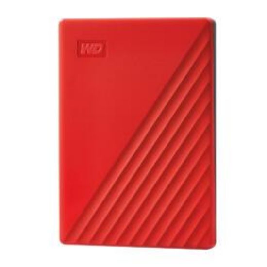 Image de Western Digital My Passport Disque dur externe - Rouge (WDBPKJ0040BRD-WESN)