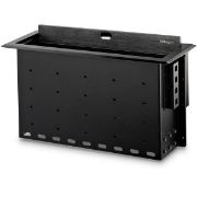 Image de StarTech.com range-câbles Bureau Boîtier de câbles Noir 1 pièce(s) (BOX4MODULE)