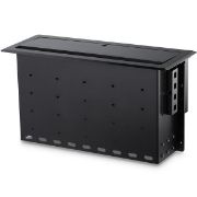 Image de StarTech.com range-câbles Bureau Boîtier de câbles Noir 1 pièce(s) (BOX4MODULE)