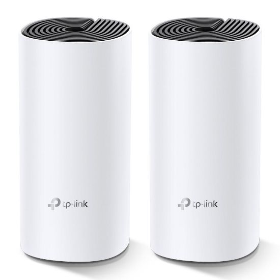 Image de TP-LINK Deco M4 2-pack routeur sans fil Bi-bande (2,4 GHz / 5 GHz) Gigabit Ethernet Noir, Blanc (DECO M4(2-PACK))