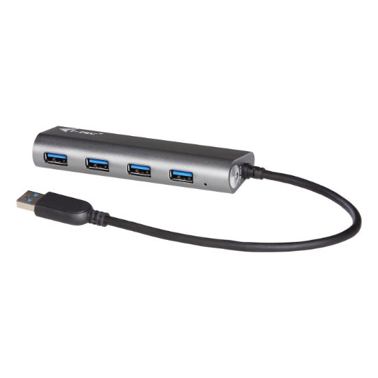 Image de i-tec Metal Superspeed USB 3.0 4-Port Hub (U3HUB448)