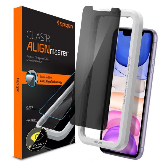 Image de Spigen 6.1", iPhone 11/XR, 9H Tempered Glass Protecteur d'écran (AGL00103)