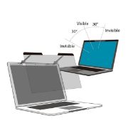 Image de StarTech.com Écran de confidentialité pour ordinateur portable 15,6" - Filtre de sécurité magnétique amovible pour écran d'ordinateur portable - Protection d'écran réduisant ... (PRIVSCNLT15)