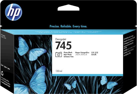 Image de HP Cartouche d'encre DesignJet 745 noir photo, 130 ml (F9J98A)