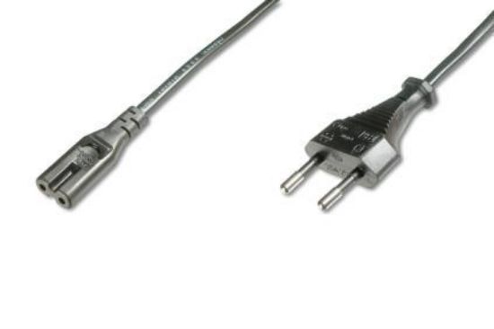 Image de Digitus ASSMANN Electronic EU/C7, 1.8m câble électrique Noir 1,8 m Coupleur C7 (AK-440104-018-S)
