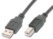 Image de Digitus Câble de connexion USB 2.0, type A - B mâle/ ... (AK-300105-018-S)