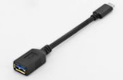Image de Digitus Câble adaptateur USB type-C, OTG, type-C - A ... (AK-300315-001-S)
