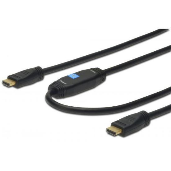 Image de Digitus ASSMANN Electronic HDMI A /M 10.0m câble HDMI 10 m HDMI Type A (Standard) Noir (AK-330118-100-S)