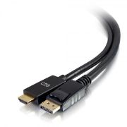 Image de C2G 180 cm - Câble adaptateur passif DisplayPort[TM] mâle vers HDMI[R] mâle - 4K 30 Hz (84433)