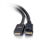 Image de C2G 180 cm - Câble adaptateur passif DisplayPort[TM] mâle vers HDMI[R] mâle - 4K 30 Hz (84433)