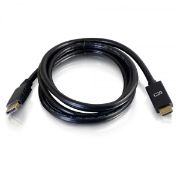 Image de C2G 180 cm - Câble adaptateur passif DisplayPort[TM] mâle vers HDMI[R] mâle - 4K 30 Hz (84433)