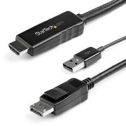 Image de StarTech.com Câble adaptateur DisplayPort vers HDMI - 3 m - 4K 30 Hz (HD2DPMM3M)