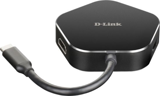 Image de D-Link station d'accueil Avec fil Thunderbolt 3 Noir, Argent (DUB-M420)