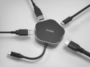 Image de D-Link station d'accueil Avec fil Thunderbolt 3 Noir, Argent (DUB-M420)