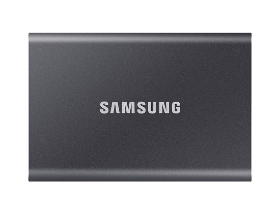 Image de Samsung Portable SSD T7 1 To USB Type-C 3.2 Gen 2 (3.1 Gen 2) Gris (MU-PC1T0T/WW)
