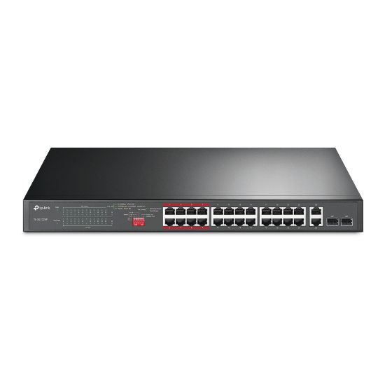 Image de TP-Link TL-SL1226P Non-géré Fast Ethernet (10/100) Connexion Ethernet, supportant l'alimentation via ce port (PoE) 1U Gris (TL-SL1226P V1)