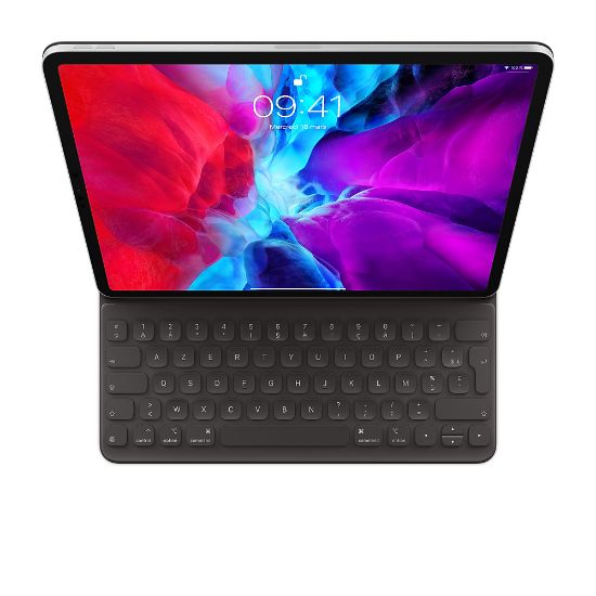 Image de APPLE Smart Keyboard Folio pour iPad Pro 12,9 pouces (4e génération) - AZERTY - Noir (MXNL2F/A)