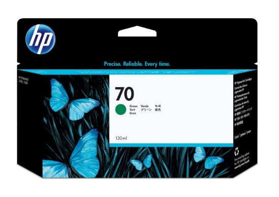 Image de HP 70 cartouche d'encre verte 130 ml (C9457A)
