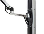 Image de Ergotron Série LX Wall Mount Keyboard Arm Supports - Argent (45-246-026)