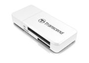 Image de Transcend , RDF5 Card Reader, USB Type-A, USB 3.1 Gen 1, White Lecteur de carte mémoire - Blanc (TS-RDF5W)