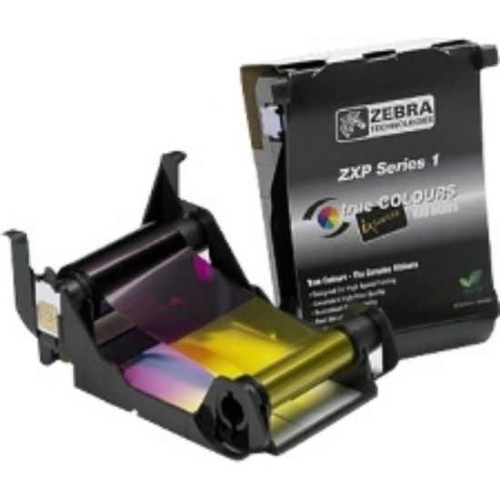 Image de Zebra  ruban d'impression 100 pages Noir, Cyan, Magenta, Jaune (800011-140)