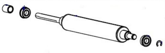 Image de Zebra  printer roller (P1083347-012)