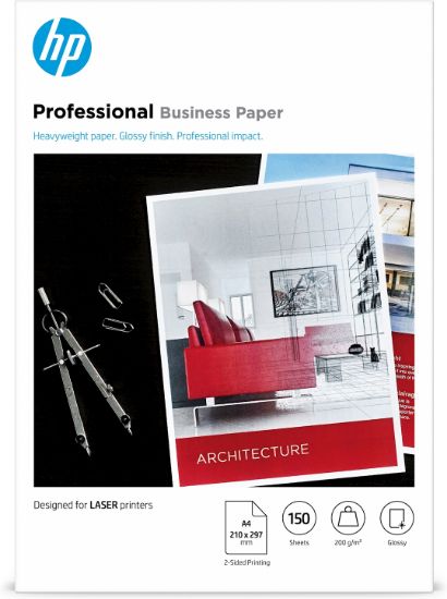 Image de HP Professional Business Paper, Glossy, 200 g/m2, A4 (210 x 297 mm), 150 sheets (7MV83A)