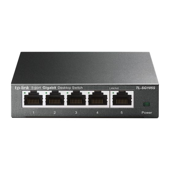 Image de TP-LINK TL-SG105S Non-géré L2 Gigabit Ethernet (10/100/1000) Noir (TL-SG105S V2)