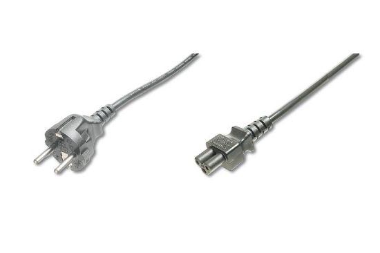 Image de Digitus ASSMANN Electronic câble électrique Noir 0,75 m CEE7/7 Coupleur C5 (AK-440115-008-S)