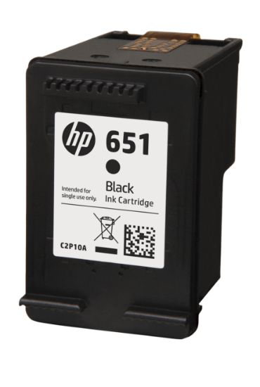 Image de HP 651 cartouche Ink Advantage authentique, noir (C2P10AE)