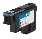 Image de HP 73 tête d'impression DesignJet noir mat et rouge chromatique (CD949A)