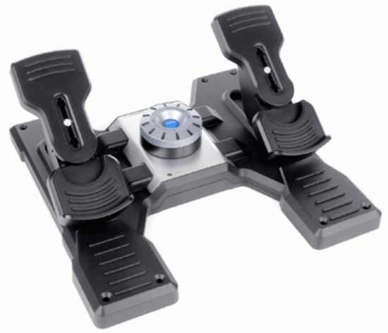 Image de Logitech Pro Flight Rudder Pedals simulation de vol (945-000005)
