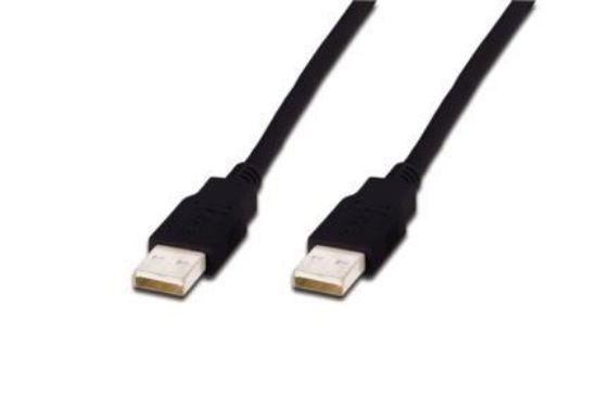 Image de Digitus ASSMANN Electronic USB A, 3m câble USB 2.0 Noir (AK-300100-030-S)
