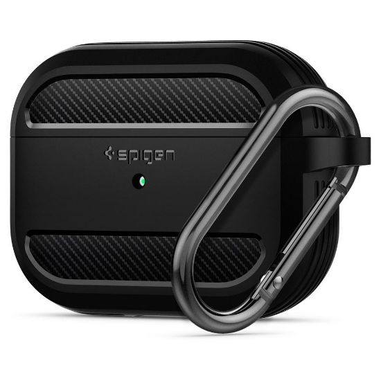 Image de Spigen Apple AirPods Pro Case Rugged Armor Casque / oreillette accessoires - Noir (ASD00540)